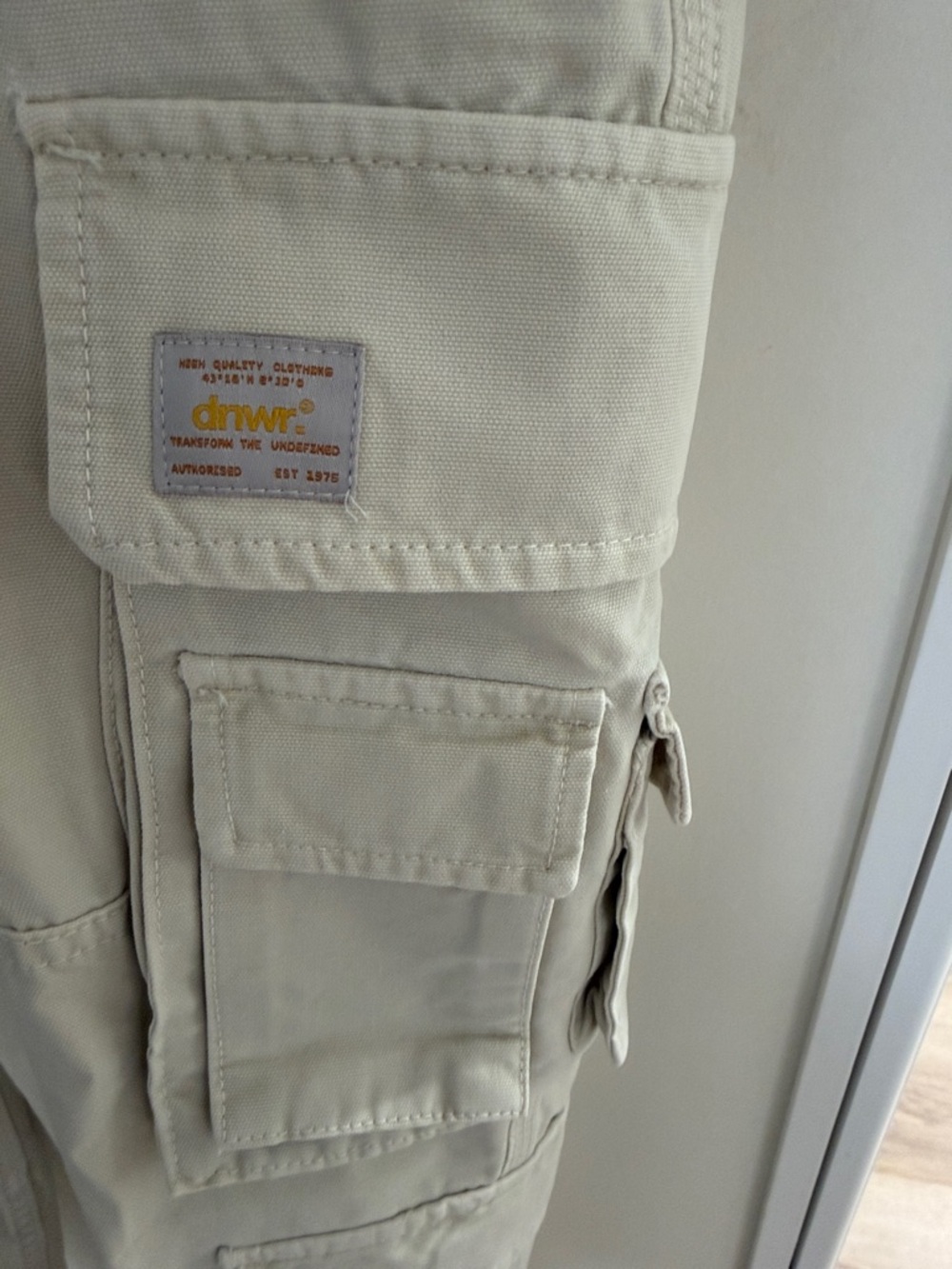 Zara Men’s Tan Cargo Pants with Multiple Pockets | 32 - Picture 5 of 8